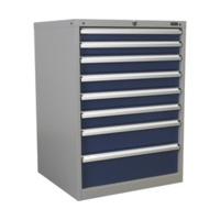 sealey api7238 cabinet industrial 8 drawer