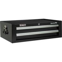 Sealey SEAP26029TB Add-On Chest 2 Drawer with Ball Bearing Runners - Black