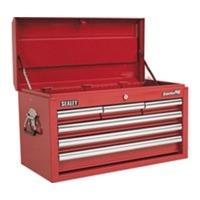 Sealey AP33069 Topchest 6 Drawer with Ball Bearing Runners ? Red