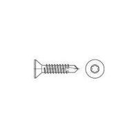 Self-tapping screws 2.9 mm 13 mm Torx DIN 7504 Steel zinc galvanized 1000 pc(s) TOOLCRAFT 141535