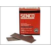 senco straight brad nails galvanised 16g x 63mm pack 2 000