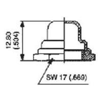 sealing cap nickel coated black apem u31 u31 1 pcs