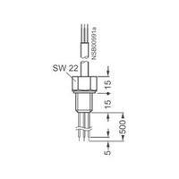 Sensors for 3UG4501 Siemens 3UG3207-3A WIRE ELECTRODE 500 mm, THREE-PIN (3 x 0, 5 mm², 2 m)