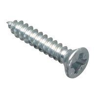 Self-Tapping Screw Pozi CSK ZP 1.1/2in x 8 Forge Pack 12