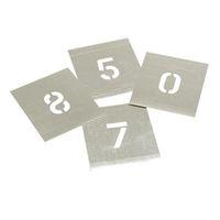 set of zinc stencils figures 212in