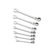 Set of 7 Ratchet Combination Spanners 8-19mm