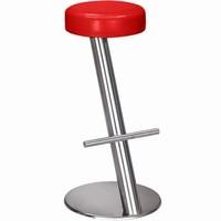 selva commercial bar stool red single