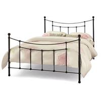 Serene Virginia 4FT 6 Double Metal Bedstead - Black