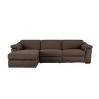 Sensor Leather Recliner Corner Chaise