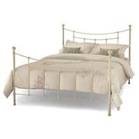 Serene Virginia 5FT Kingsize Metal Bedstead - Ivory