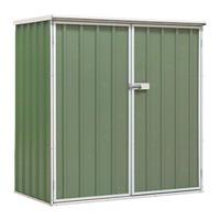 sealey gss150815g galvanised steel shed green 15 x 08 x 15m