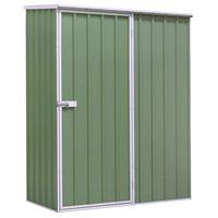 Sealey GSS1508G Galvanised Steel Shed Green 1.5 x 0.8 x 1.9m