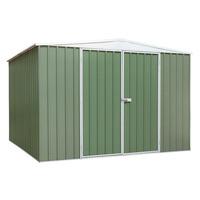 sealey gss3030g galvanised steel shed green 3 x 3 x 21m