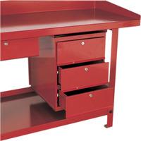Sealey AP3 3 Drawer Unit for Ap10 and Ap30 Series Benches