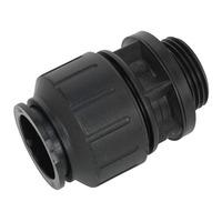 sealey cas28sa 28mm straight adaptor 1bsp pack of 2