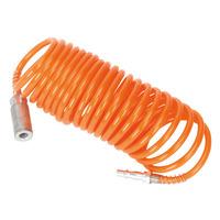 Sealey SA305 Coiled Air Hose 5mtr Ø5mm with Couplings