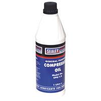 Sealey CPO1S Compressor Oil 1l