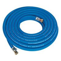 sealey ah10r38 air hose 10mtr x 10mm with 14bsp unions extra h