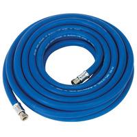 sealey ah20r38 air hose 20mtr x 10mm with 14bsp unions extra h