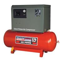 Sealey SAC72775BLN Compressor 270ltr Belt Drive 7.5hp 3ph 2-Stage ...