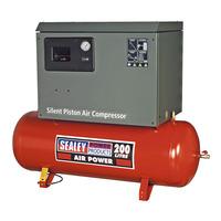 Sealey SAC2203BLN Compressor 200ltr Belt Drive 3hp with Cast Cylin...