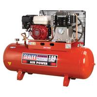 Sealey SA1565 Compressor 150ltr Belt Drive Petrol Engine 6.5hp