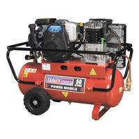 Sealey SA5040 Compressor 50ltr Belt Drive Petrol Engine 4hp