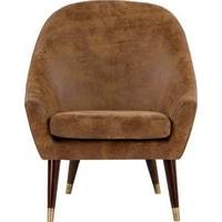 seattle armchair outback tan premium leather