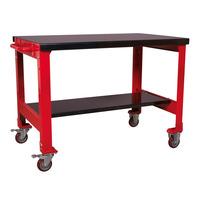 sealey ap1100m mobile workbench 2 level