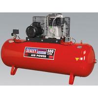 Sealey SAC55075B Compressor 500ltr Belt Drive 7.5hp 3ph 2-Stage