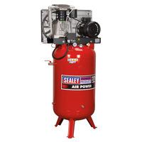 Sealey SACV52775B Compressor 270ltr Vertical Belt Drive 7.5hp 3ph ...