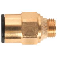 Sealey JGBC818 Brass SuperThread Straight Adaptor 8mm x 1/8\