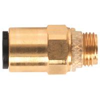 Sealey JGBC618 Brass SuperThread Straight Adaptor 6mm x 1/8\