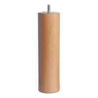 set of 4 cylindrical bed base legs 25cm tall