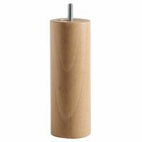 set of 4 cylindrical bed base legs 20cm tall