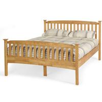 Serene Honey Oak Eleanor High End Bedframe