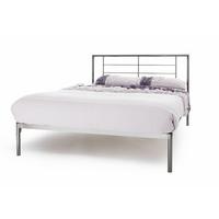 Serene Zeus Black Nickel Bedframe