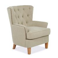 selkirk button back armchair mink