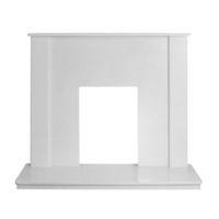 Selsey Sparkly White Marble Fire Surround