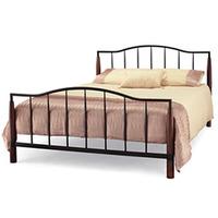 serene cosmo 4ft 6 double metal bedstead black