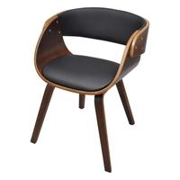 Set of 6 Dining Chair with Padded Bentwood Seat