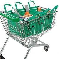 Set of 4 Shallow Supermarket Trolley Bags