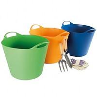 Set of 3 Plastic Tubs