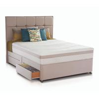 Sealy Pearl Reflexion Posturepedic Divan Set Caramel