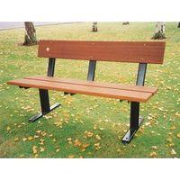 SEAT - WOOD BRAMLEY GROUND FIXING L:1200MM W:525MM