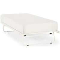 Serene White Metal Guest Bed