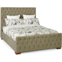 Serene Lillian Fudge Fabric Ottoman Bed