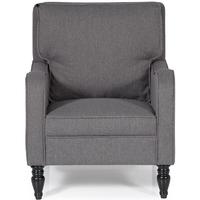 Serene Dundee Grey Fabric Chair