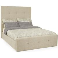 Serene Katherine Linen Fabric Ottoman Bed