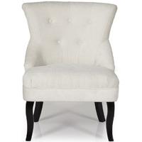 Serene Melrose Pearl Fabric Chair